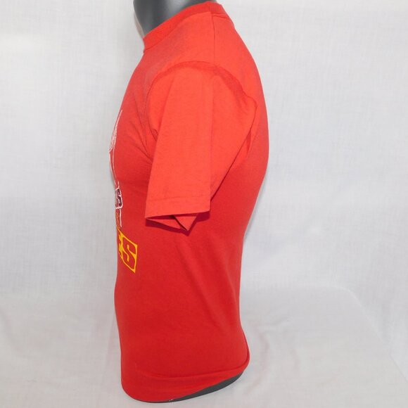 VTG 1989 NHL Stanley Cup Champions Calgary Flames Mens M T Shirt Screen Stars - Picture 7 of 8